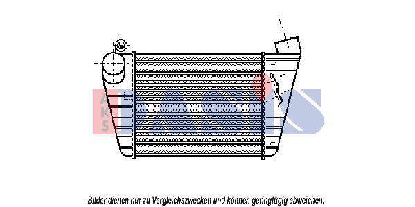 AKS DASIS Kompressoriõhu radiaator 487050N
